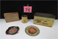 Vintage Tobacco Tins - Ashtrays & More