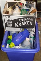 Large Lot of Older Cleaning Supplies