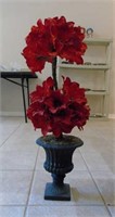 Red Topiary Planter