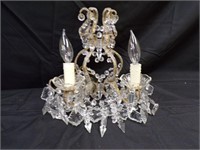 CHANDELIER SCONCE WIRED 17 X 14 PLASTIC BEADS
