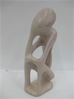Kenya Carved Stone Abstract Figurine - 7.5" Tall