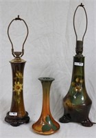 3 STANDARD GLAZE ART POTTERY ITEMS, TO INCLUDED