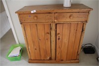 PINE CUPBOARD 17"D X 43"W  X 45"H (DOVE TAILED)