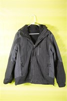 Faded Glory Hooded Rain Jacket w/ Zin In Liner