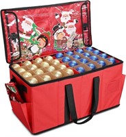 Yescom Large Christmas Ornament Storage Box with D
