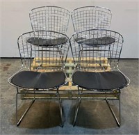 (4) Metal Wire Chairs