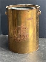 1955 Personalized copper can with galvanized liner