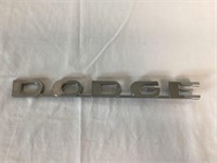 Chrome Dodge Automotive Emblem