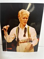 8x10 photo from a David Bowie Concert Starman
