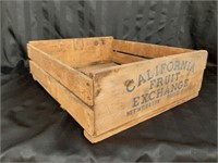 California Fruit Exchange Wood Fruit Crate