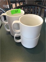 (4) Lg. Soup Mugs
