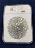 2016 1 KILO SILVER MS70 LIBERTAD 2PDS SILVER