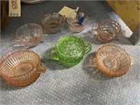 Pile of Depression Glass