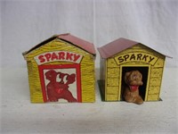 Vintage Sparky Battery Operated Tin Dog House