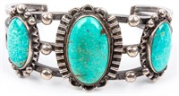 Jewelry Sterling Silver Turquoise Cuff Bracelet