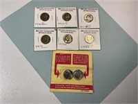 8 Jefferson nickels