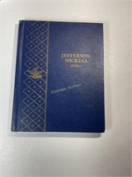 Jefferson nickel album and 67 coins