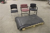 (3) Office Chairs & (4) Anti-Fatigue Mats