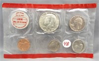 1970 US Mint set with key 1970-D Kennedy silver