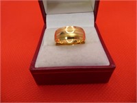 Gold Plated Stainless Band Size 6.5