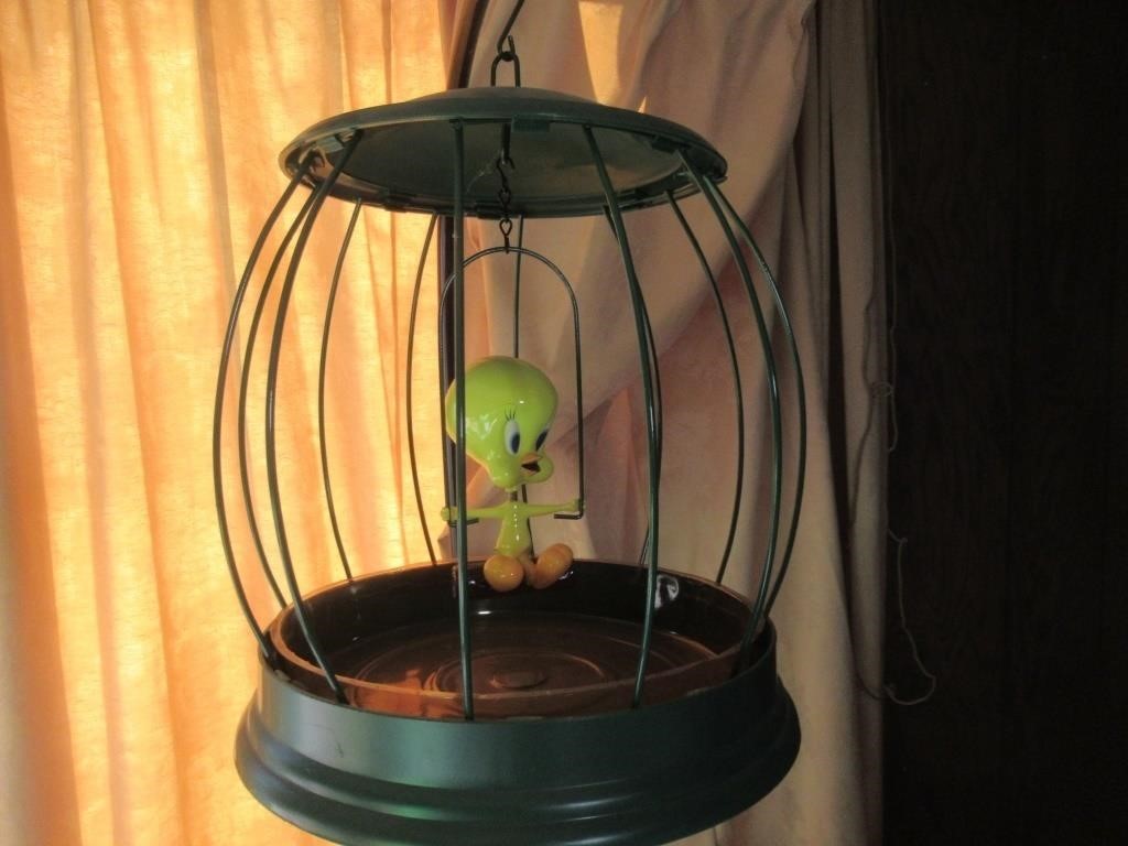 Tweety Bird Cage and Stand