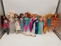 12 Vintage Barbie Dolls 1960's