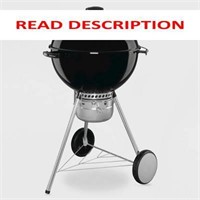 $276  Weber Master Touch 22 Charcoal Grill - Black