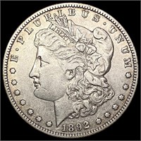 1892-S Morgan Silver Dollar NEARLY UNCIRCULATED