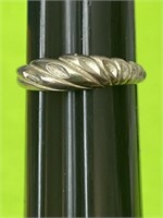 Sz.6.5 Sterling Silver Ring 1.59 Grams