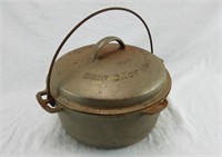 Wagner Ware 1268 Cast Iron Round Roaster W/ Lid
