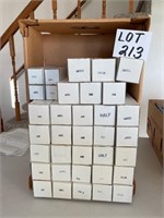 (35) Boxes of 2X2 Coin Holders - Some NOT full