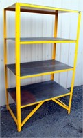 Yellow Metal Shelf