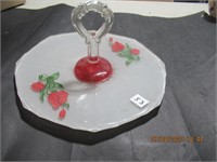 Vintage 12" Glass Tray