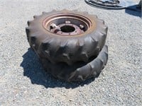 (2) Assorted Tractor Tires & Rims