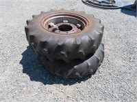 (2) Assorted Tractor Tires & Rims