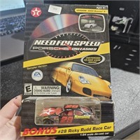 NOS Need 4 Speed CD-Rom Game & R Rudd Car Set