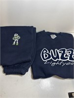Vintage Toy Story NOS Navy Sweat suit Buzz
