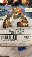 NEW Charming Tails Three Wise Mice