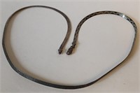 Vintage Sterling Silver 20 inch Greek Key Necklace