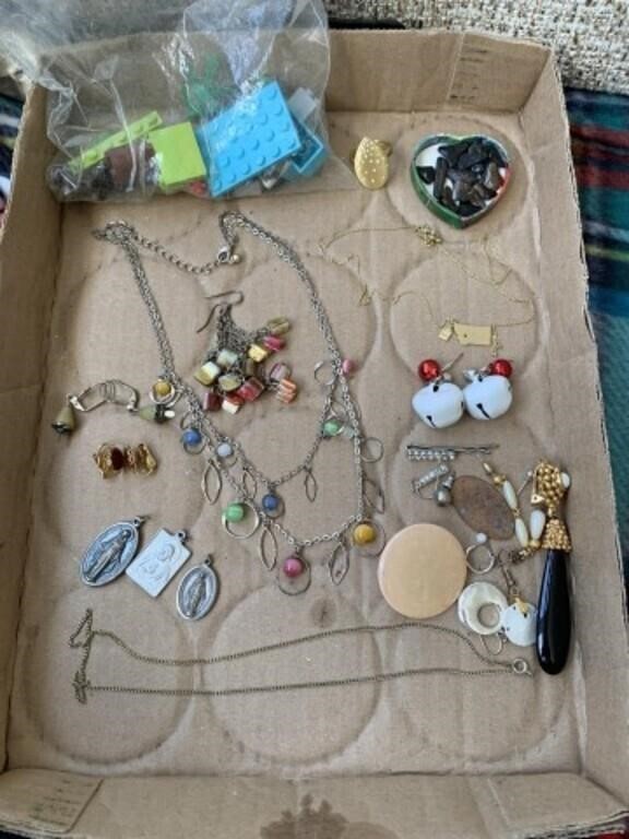 Tray of Jewelry includes Montana Home Necklace