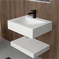 Gesipor 24”x19" Wall-Mount Bathroom Sink