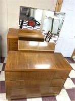 3 drawer dresser some fading