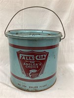 Fall City Angler’s Choice Minnow Blue Bucket, 9”T