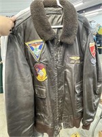 AMCS Leather Jacket SZ M