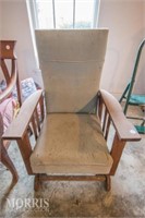 Oak Morris style rocking chair