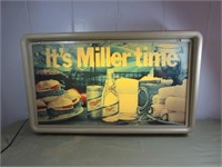 Large Miller Lighted Sign