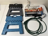 Powerstrips, Ext. Cord, Foldable Steps