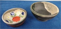 Small Hand Made Pottery Bowls (2)