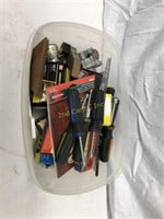 Misc Bin Of Tools And Supplies