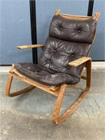 Vintage Bentwood Arm Chair W/ Removable Cushions